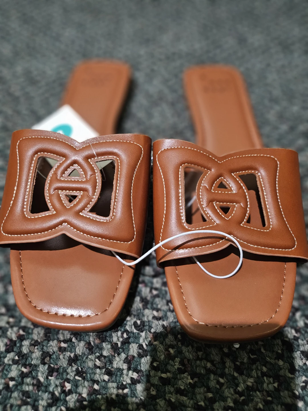 A New Day Women's Slides Size 8 Brown