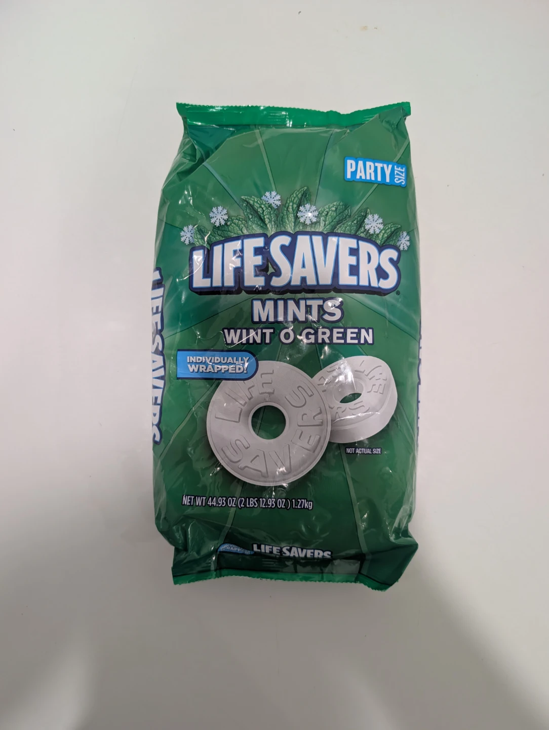 Life Savers Wint-O-Green Mints Party Size Bag