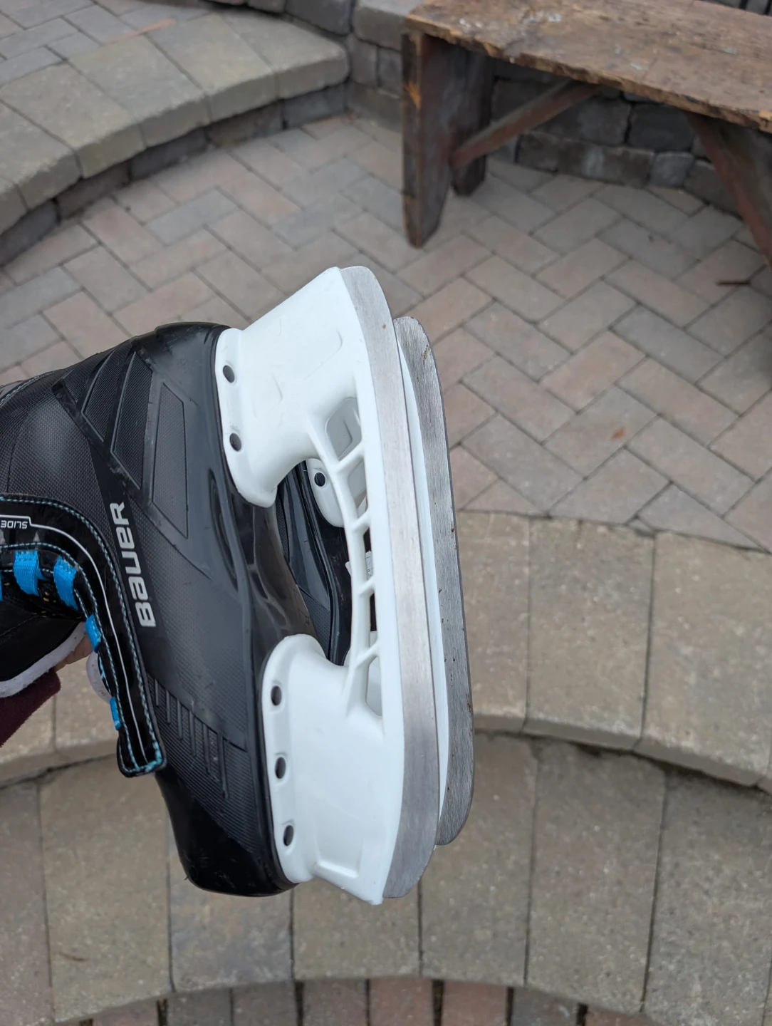 Bauer Prodigy Ice Hockey Skates - size 4.0 - photo 4