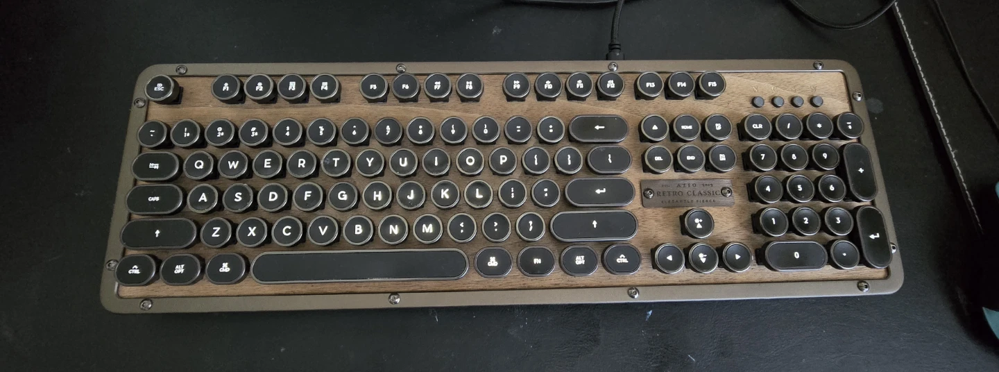 Azio Retro Classic Bluetooth Elwood Mechanical Keyboard