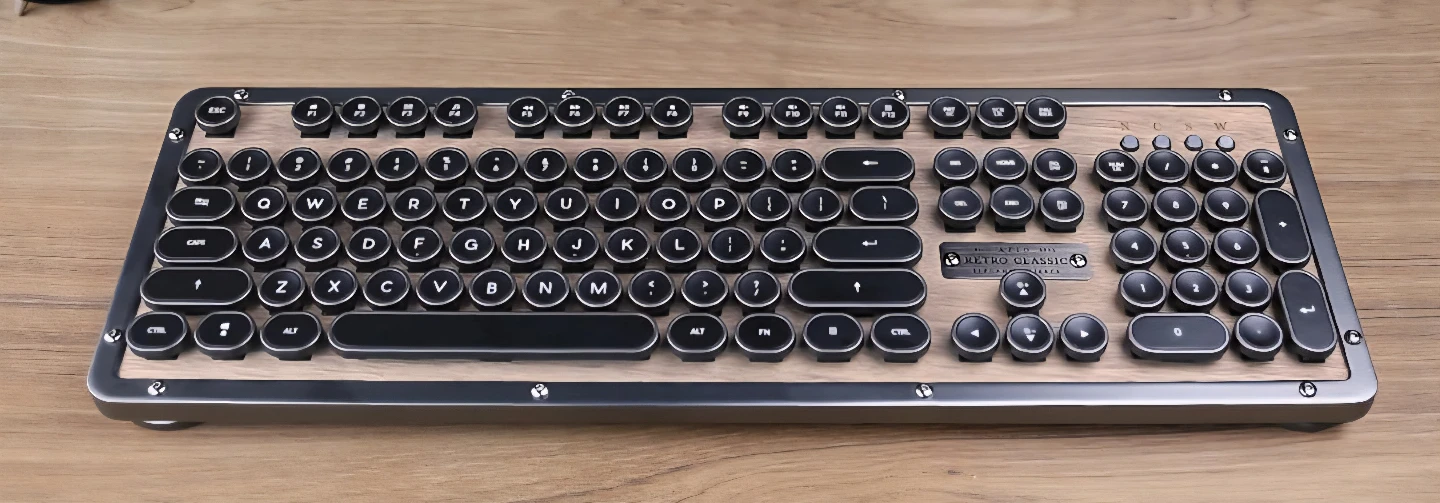 Azio Retro Classic Bluetooth Elwood Mechanical Keyboard - photo 2