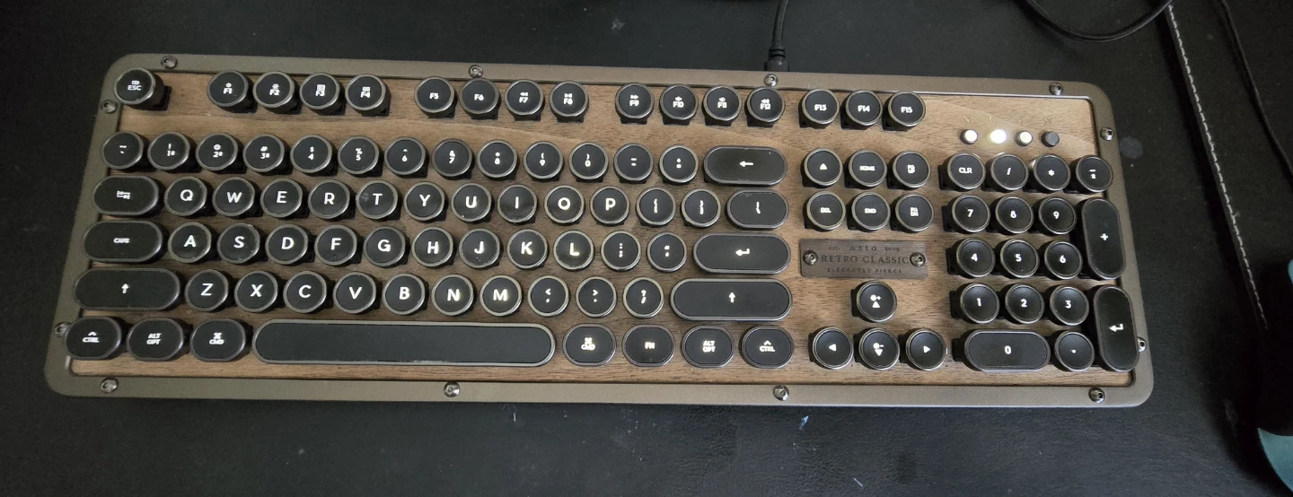Azio Retro Classic Bluetooth Elwood Mechanical Keyboard - photo 5