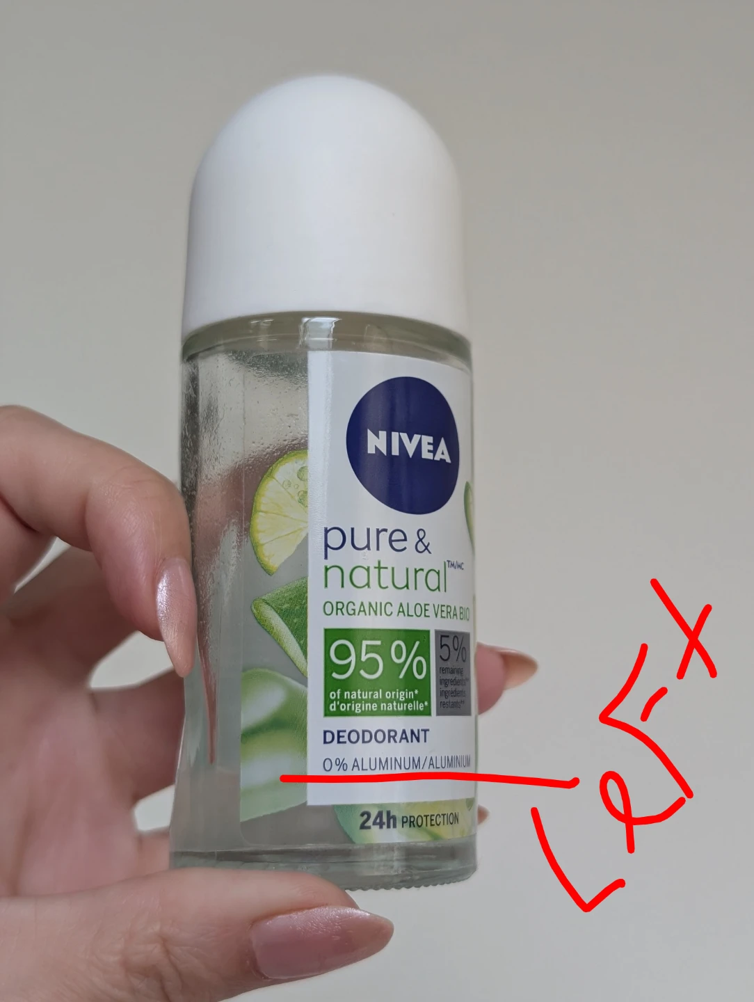Nivea Pure & Natural Organic Aloe Vera Bio Deodorant