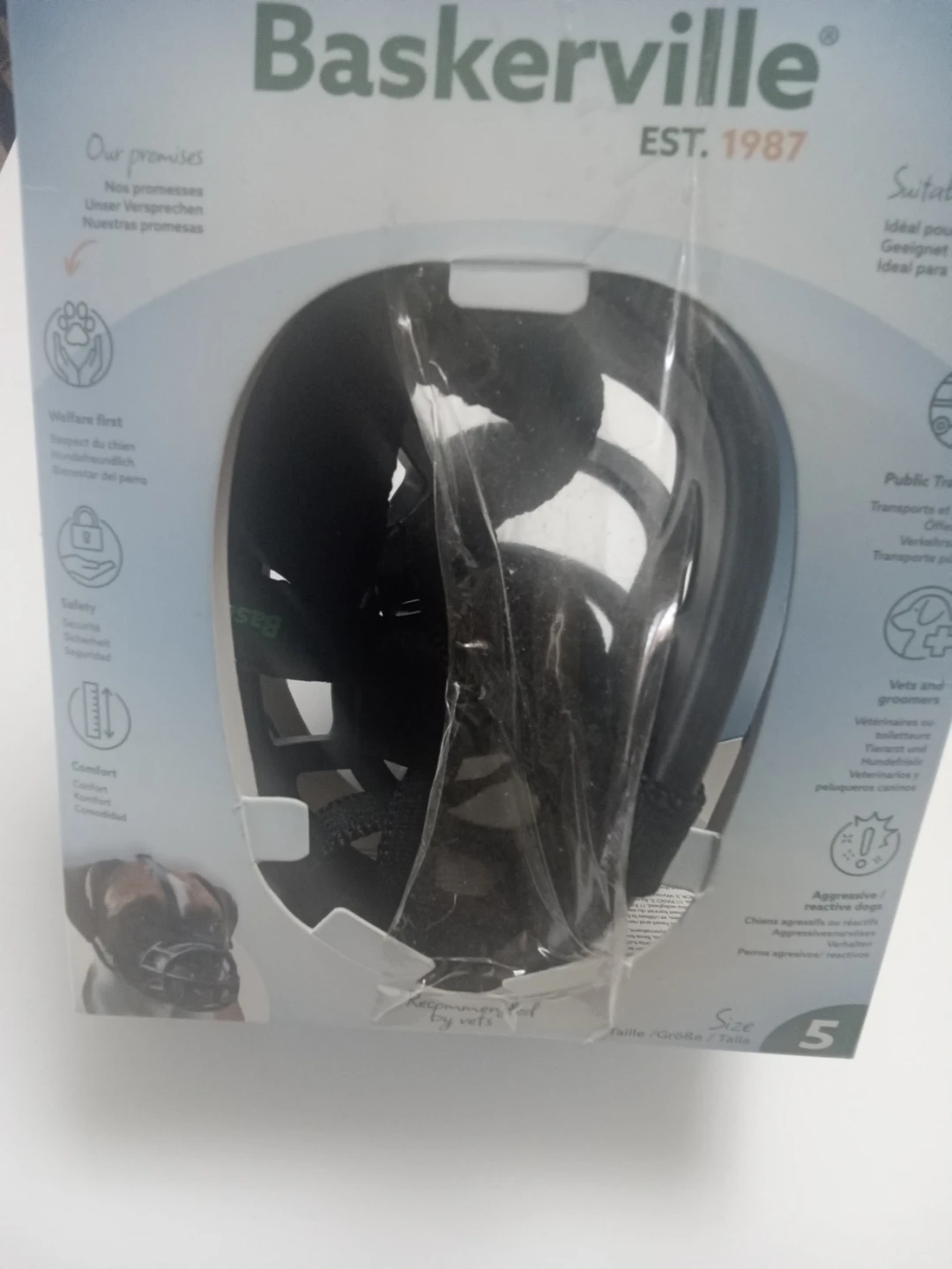 Baskerville Dog Muzzle Size 5