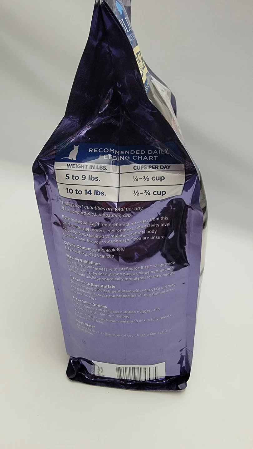 Blue Buffalo Wilderness Adult Cat Food Chicken Recipe 4lb - photo 3