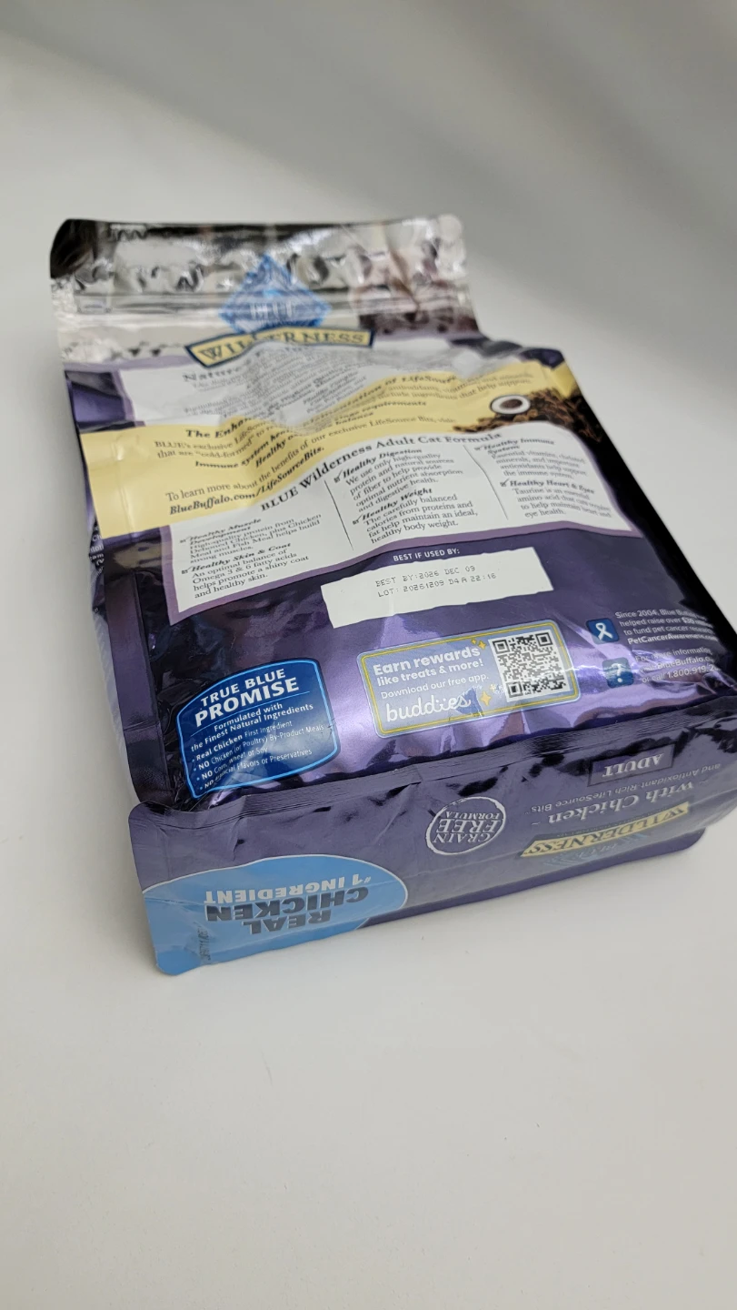 Blue Buffalo Wilderness Adult Cat Food Chicken Recipe 4lb - photo 5