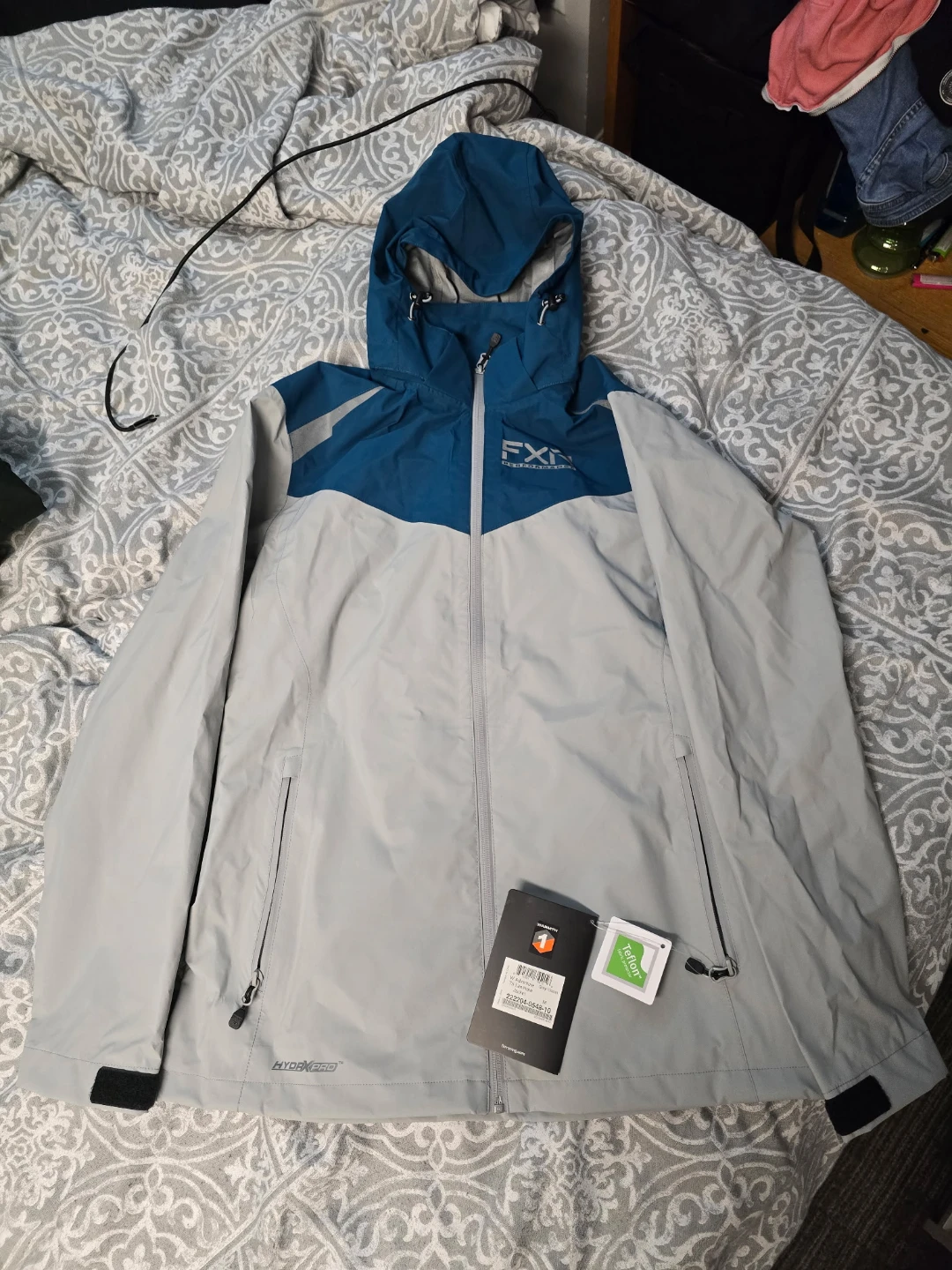FXR Performance Jacket - Grey/Teal