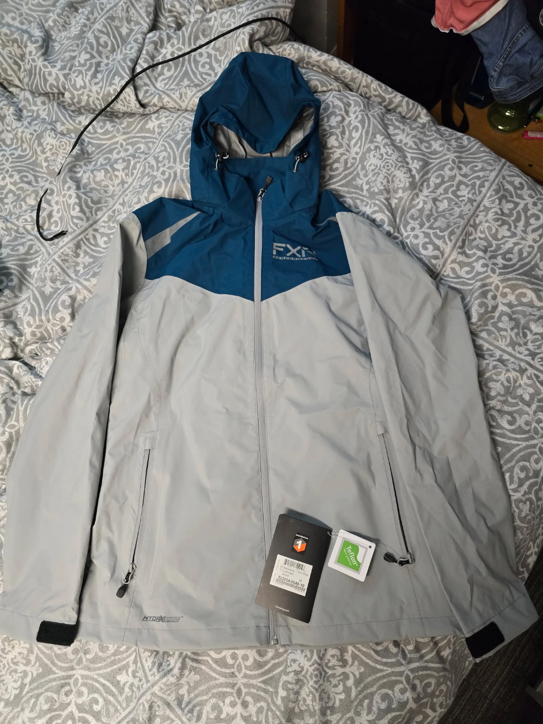 FXR Performance Jacket - Grey/Teal - photo 3