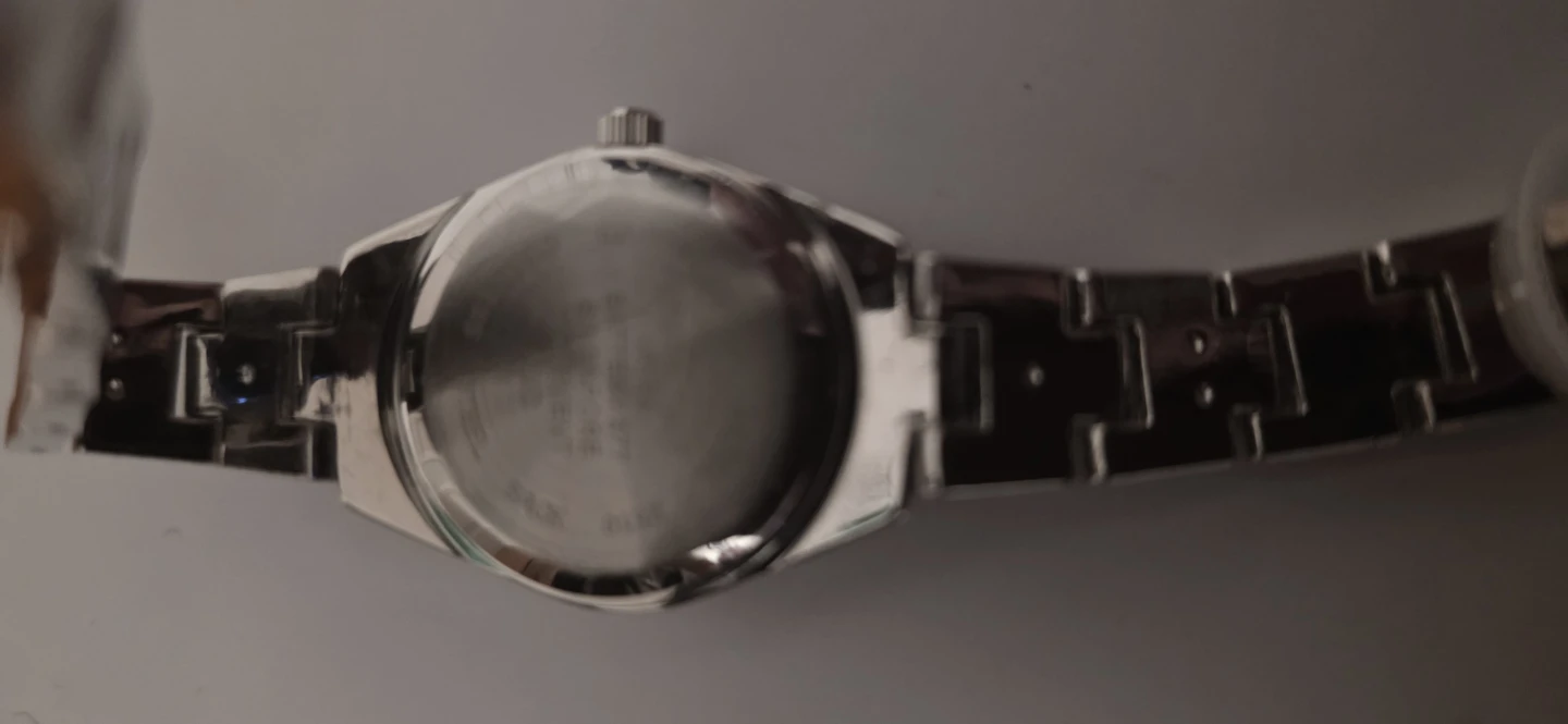 Silver Analog Watch with Rhinestones - photo 3