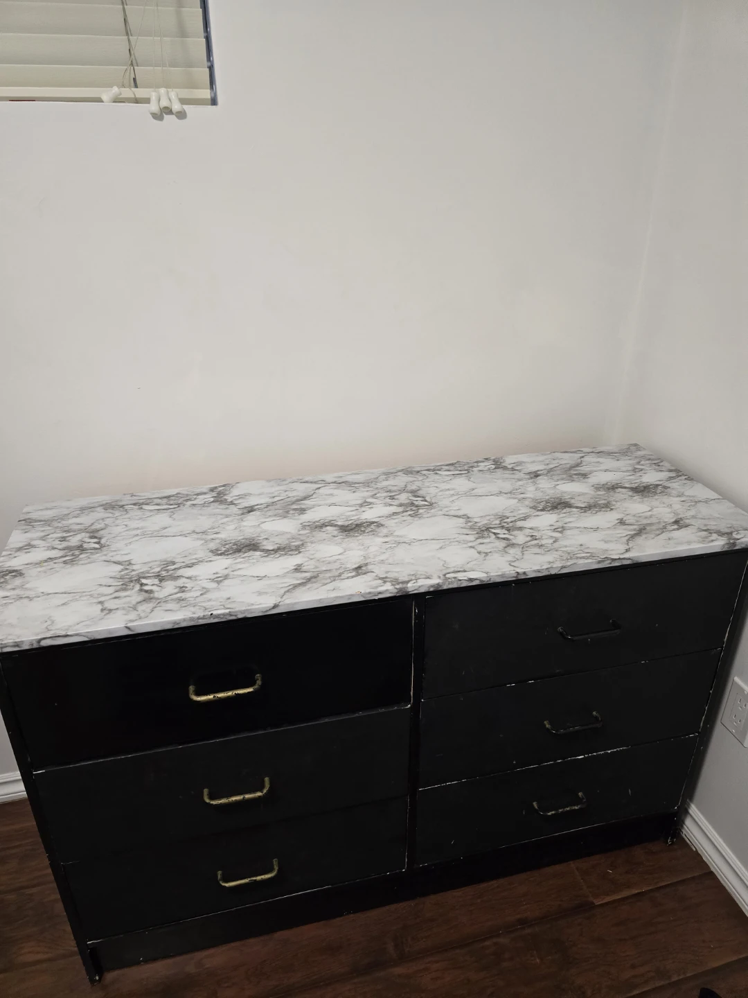 Marble top dresser