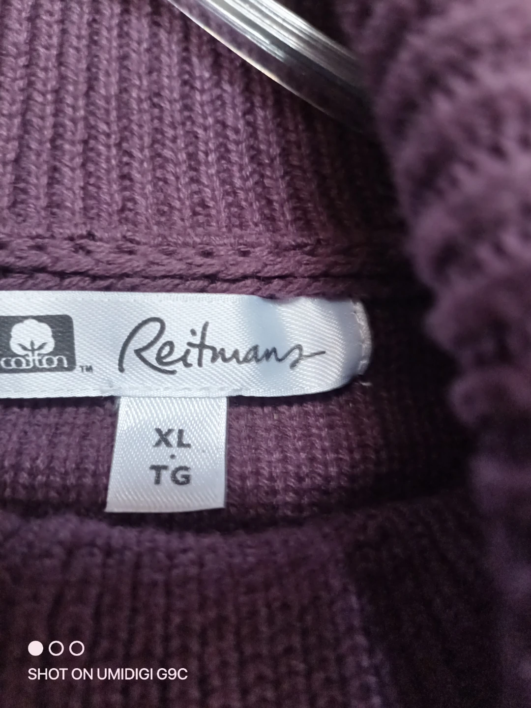 Reitmans Purple Cable Knit Turtleneck Sweater - XL - photo 2