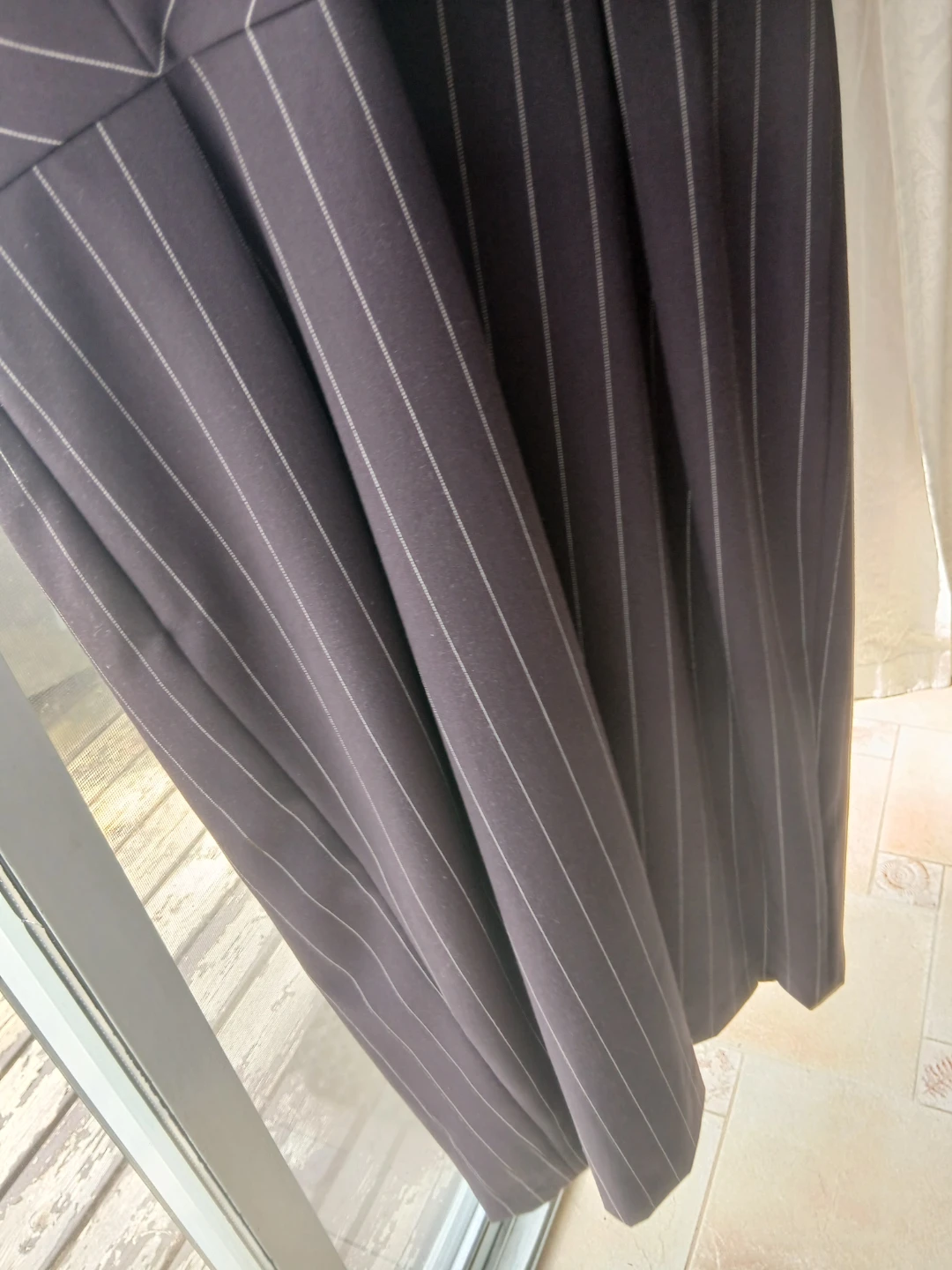 Bottega Veneta Pinstripe Sleeveless Dress - photo 5