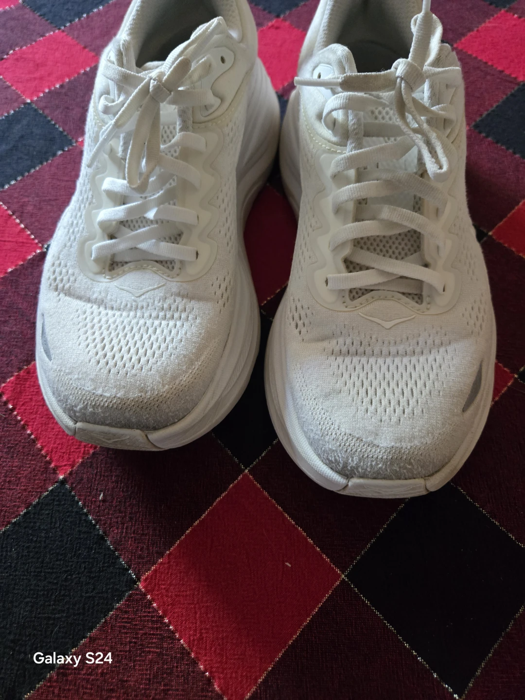 Hoka Bondi 9 Women's Running Shoes - White - photo 4