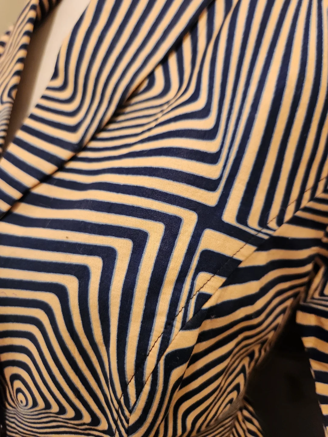 Women's Peplum Blazer Jacket Geometric Print - photo 3