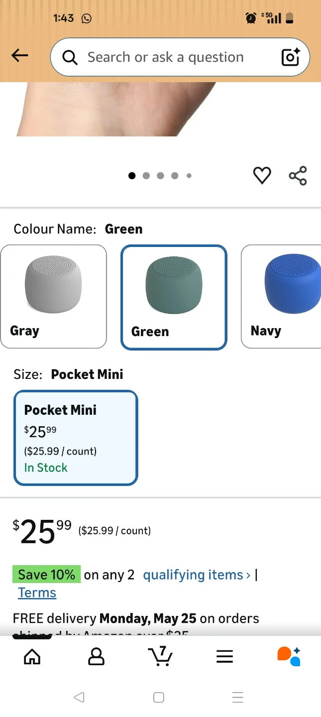 Dabelio White Noise Machine - Green - photo 2