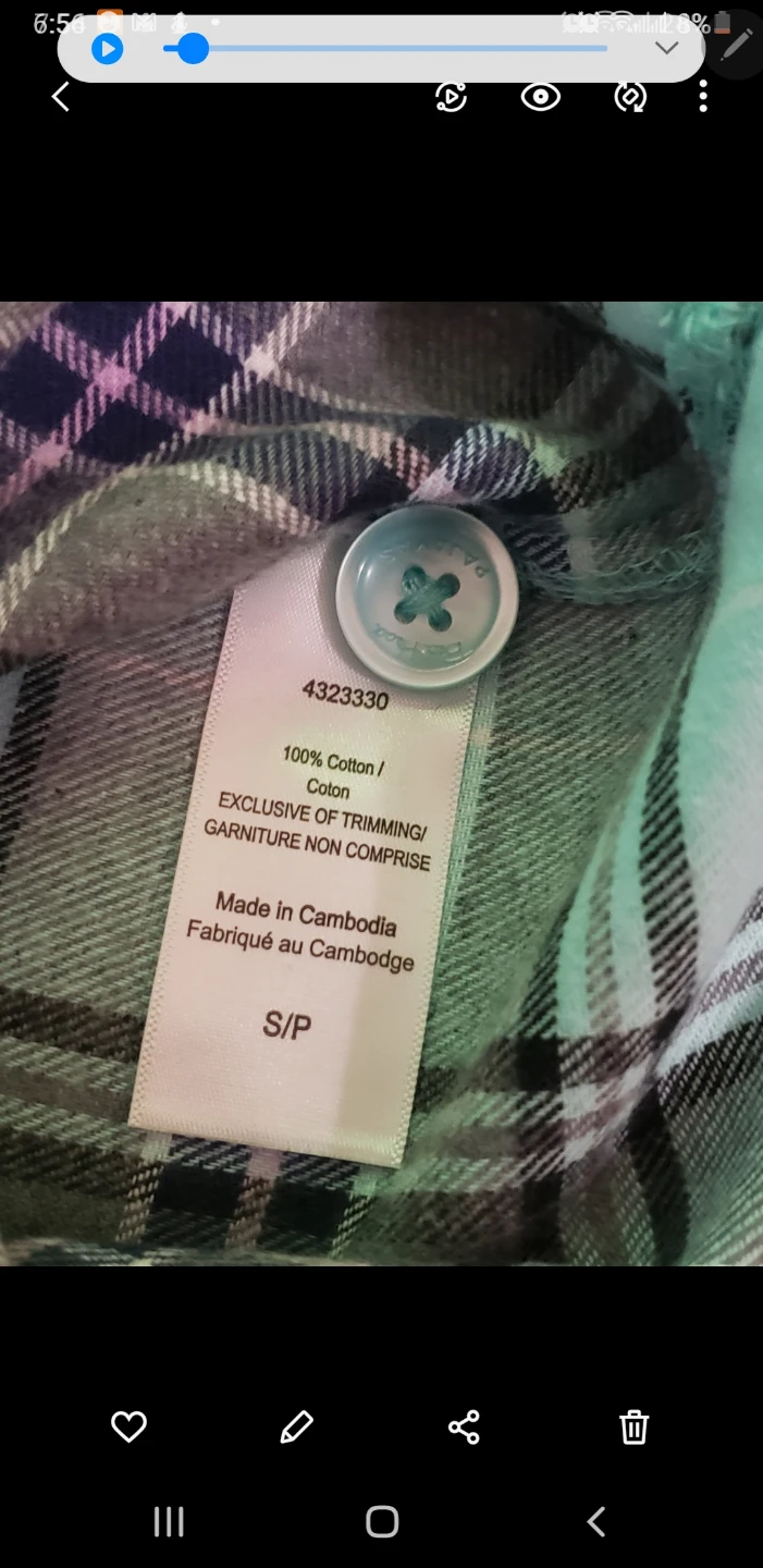 Brand new Bed Heat Piyama Shirt Size S/P - photo 4