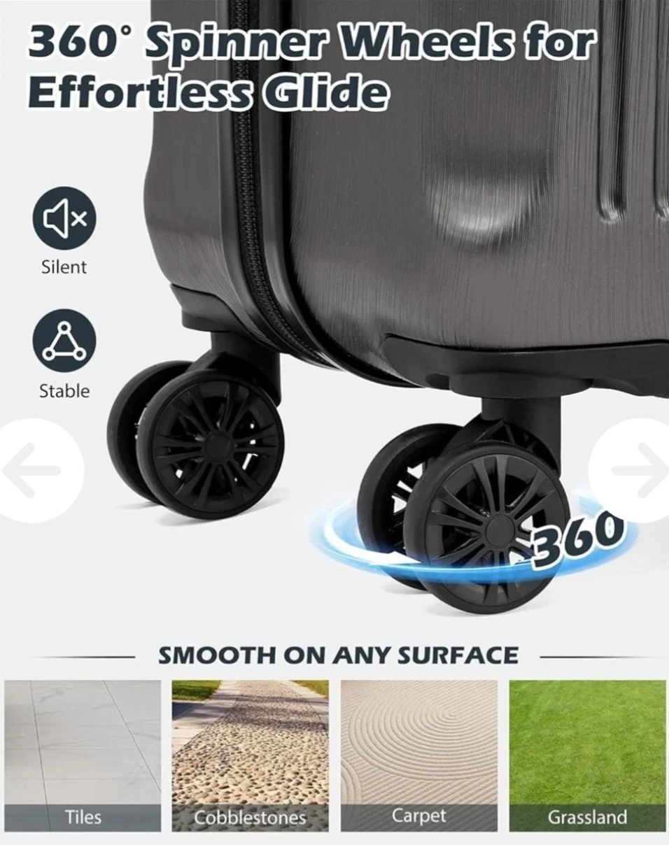 20" Carry-On Spinner Luggage - photo 3