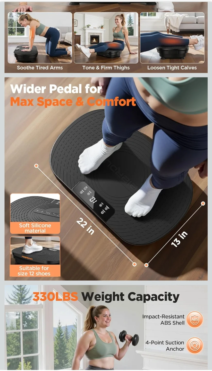 FEIERQUN Vibration Plate Exercise Machine - photo 4