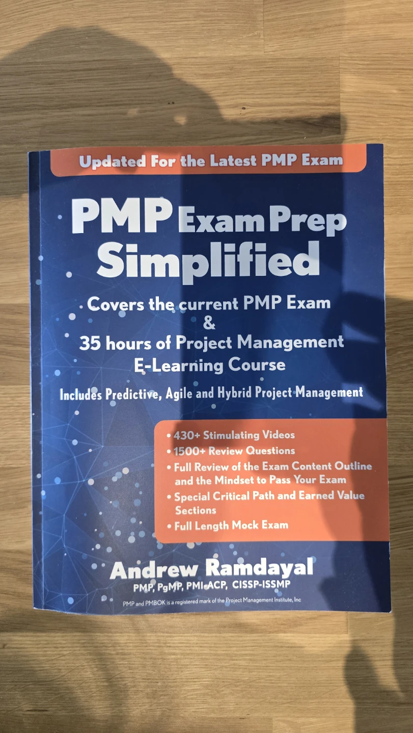 PMP Exam Prep Simplified Book by Andrew Ramdayal