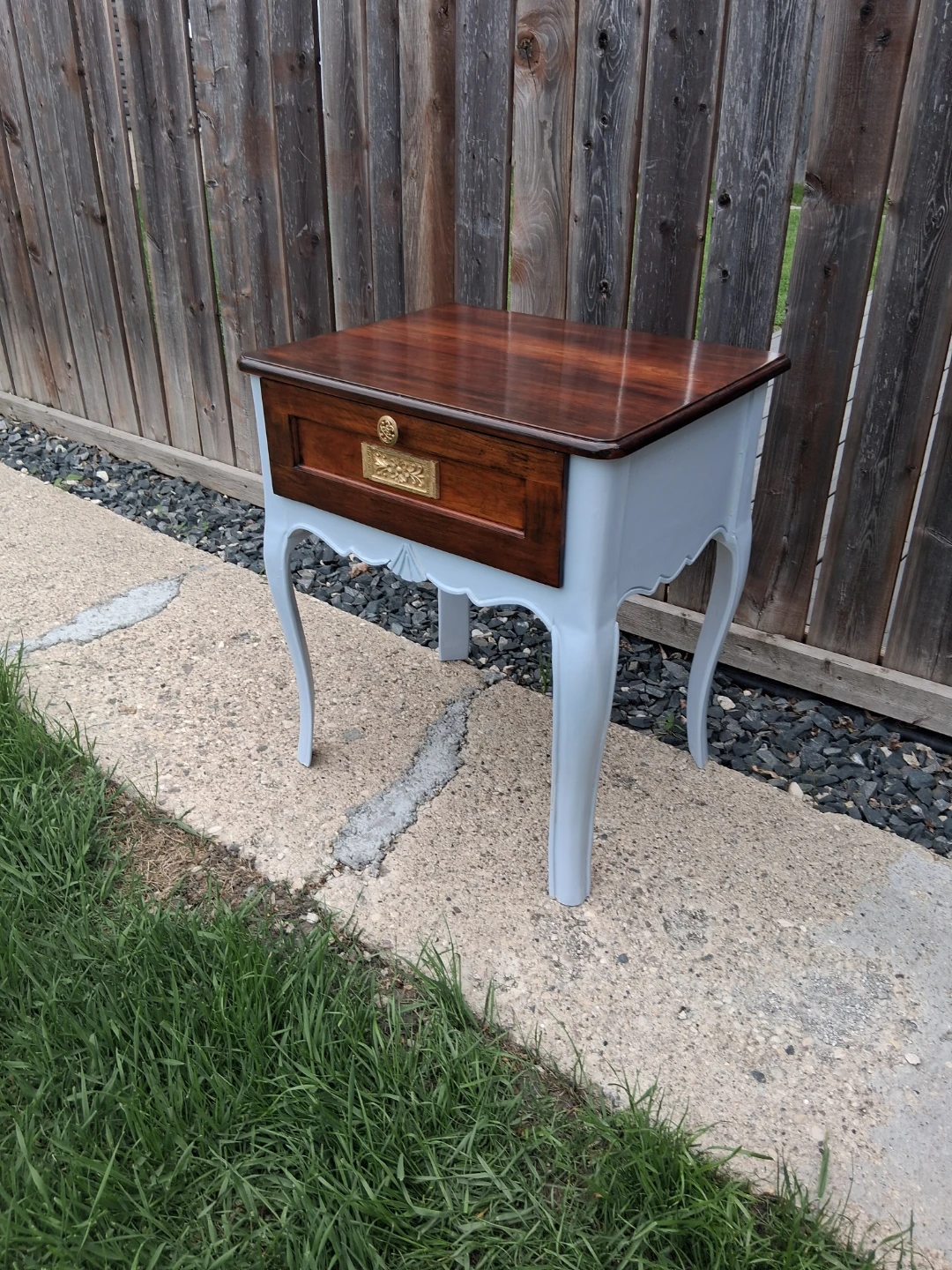 Vintage Side Table with Drawer