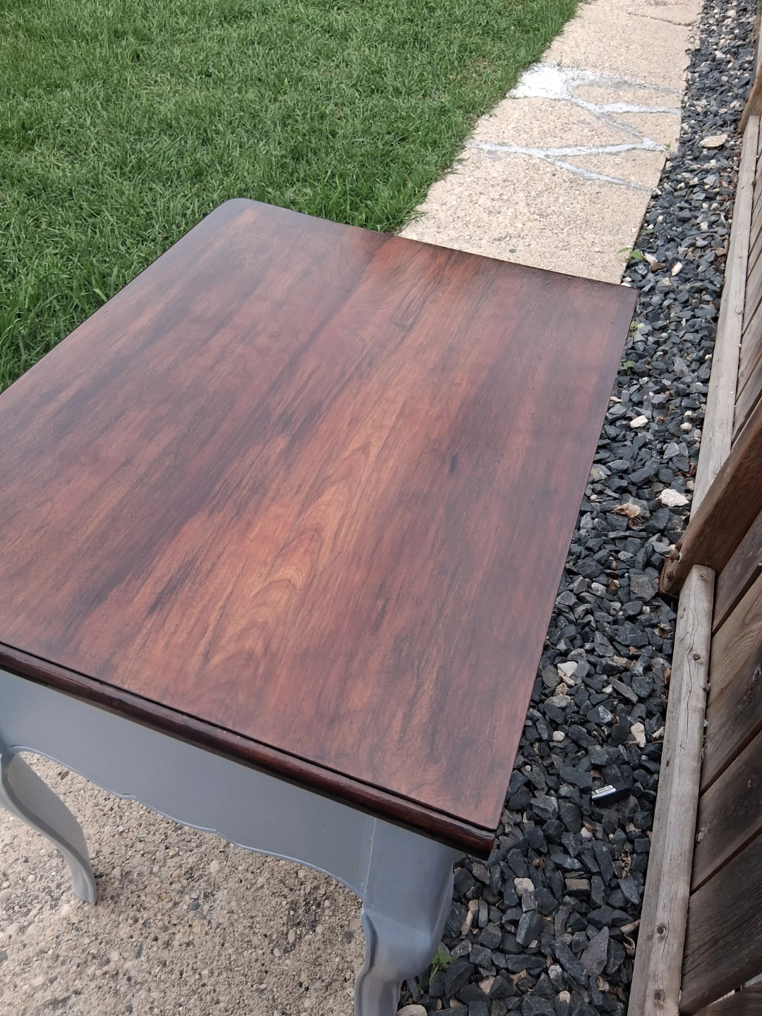 Vintage Side Table with Drawer - photo 4