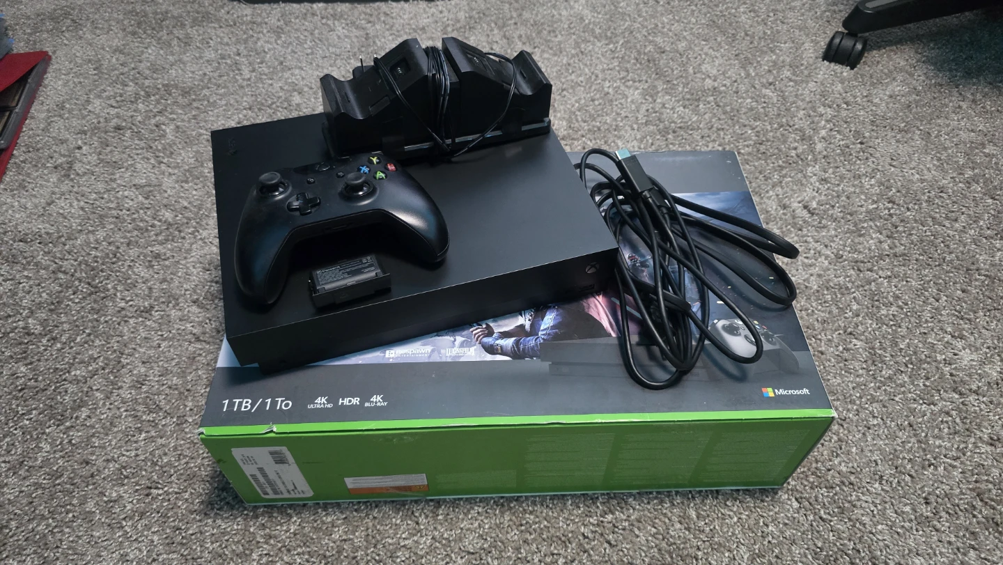 Microsoft Xbox One X 1TB Console with Controller & Accessories