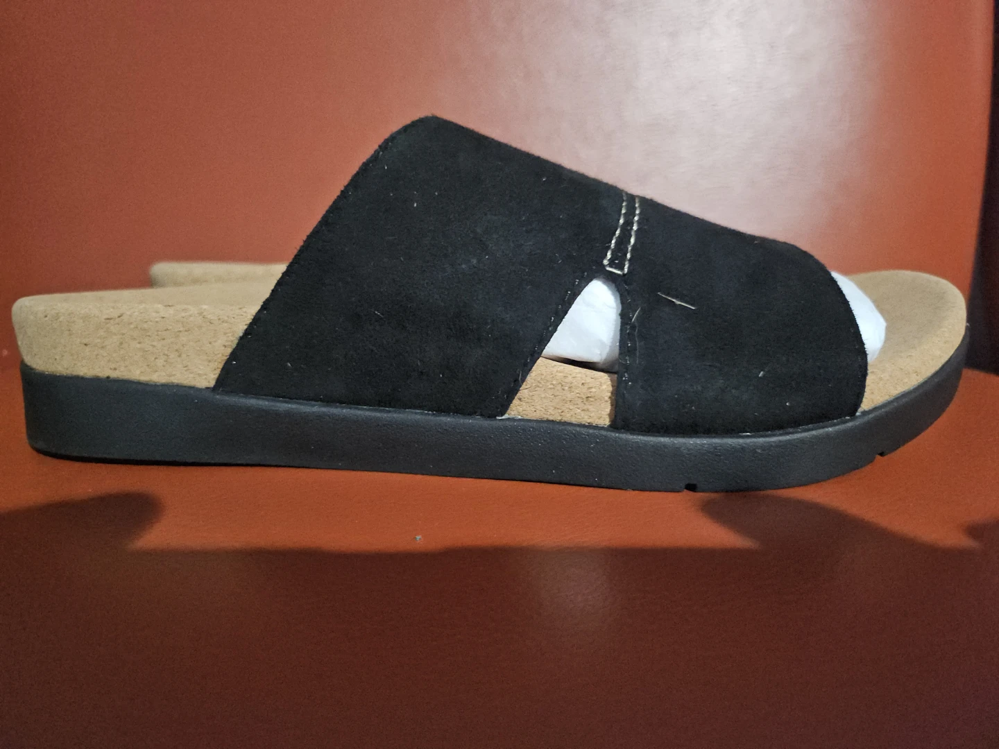 Spenco Women's Black Suede Slide Sandals - photo 3