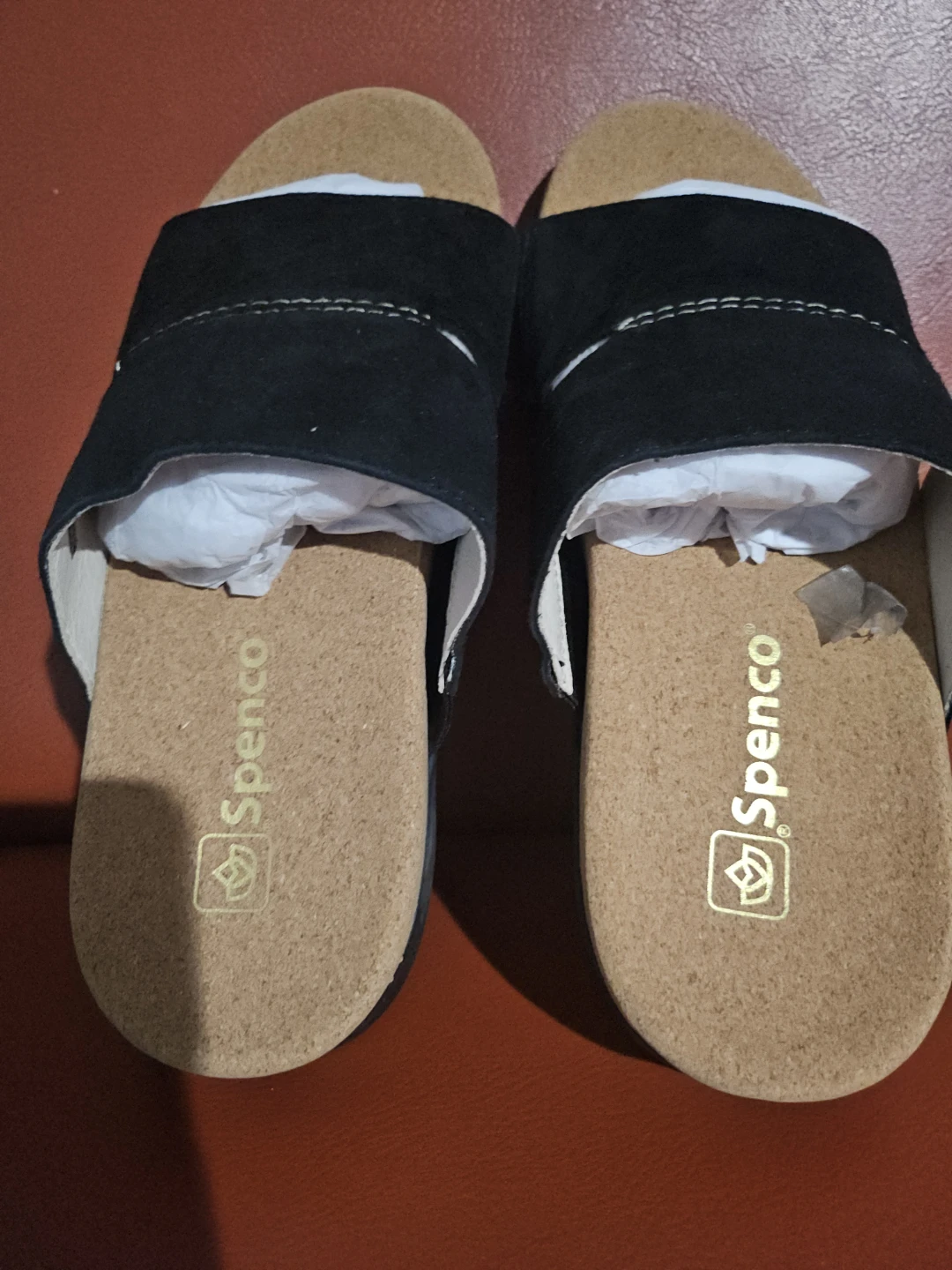 Spenco Women's Black Suede Slide Sandals - photo 4