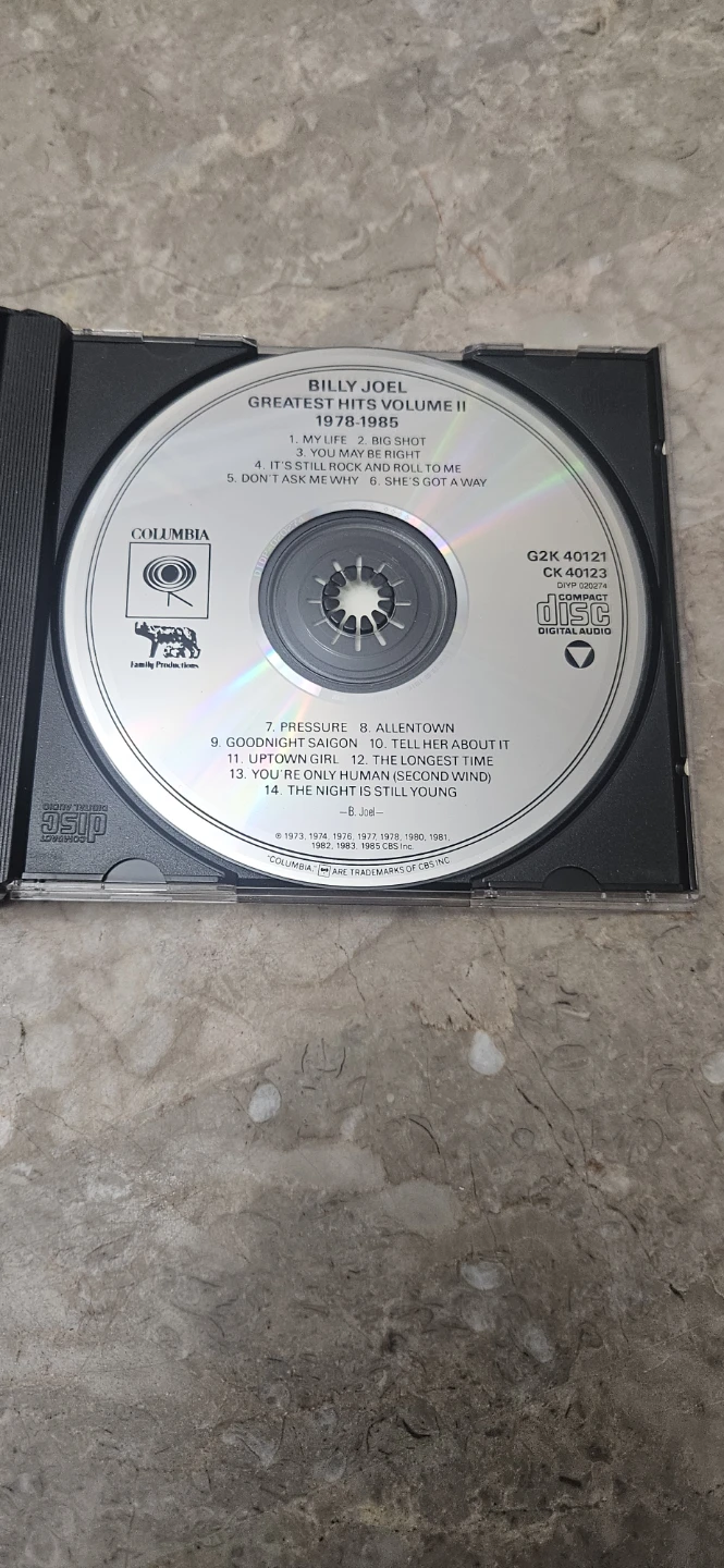 Billy Joel Greatest Hits Volume I & II CD compilation. - photo 4