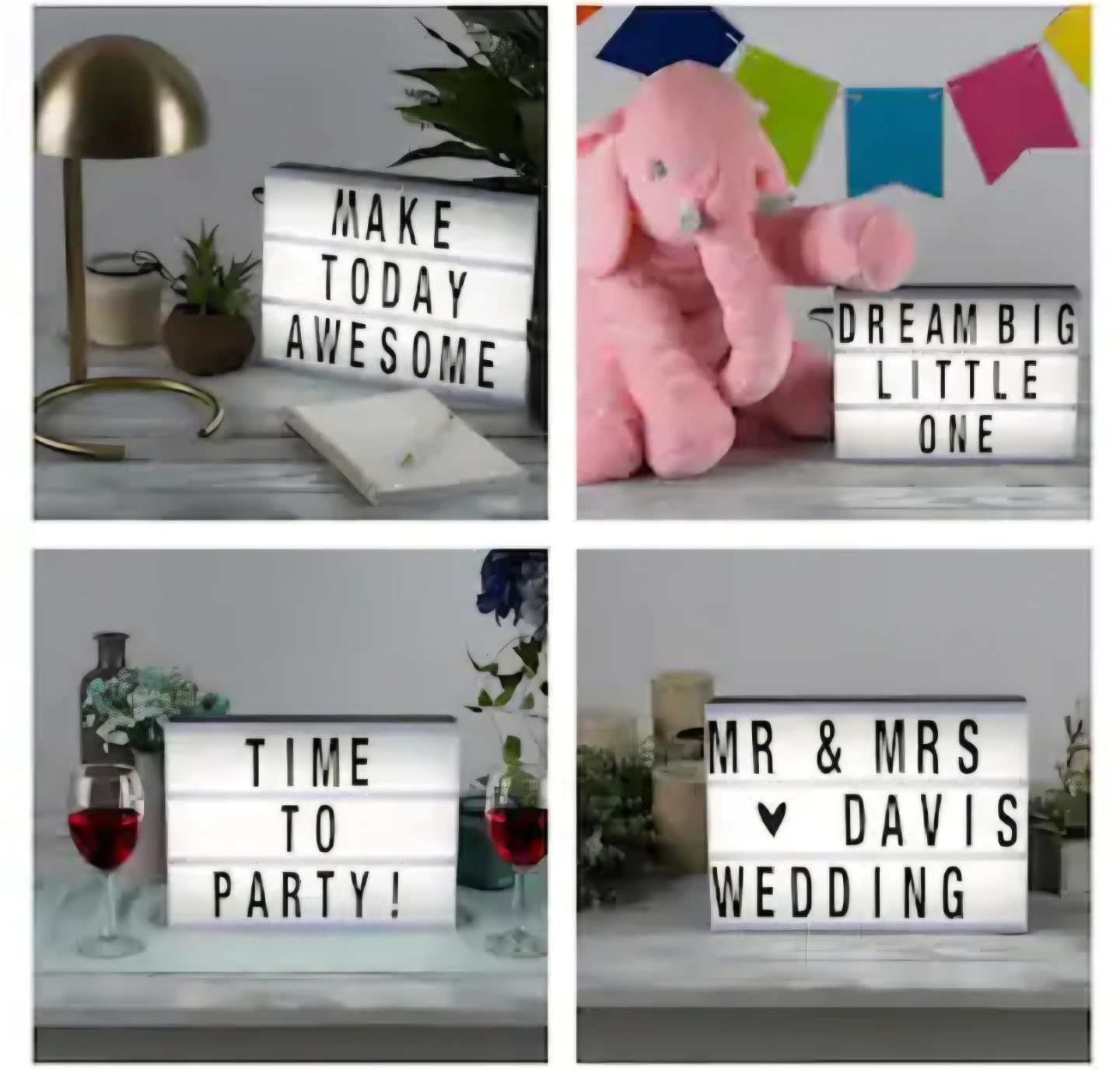 Light Up Message Box