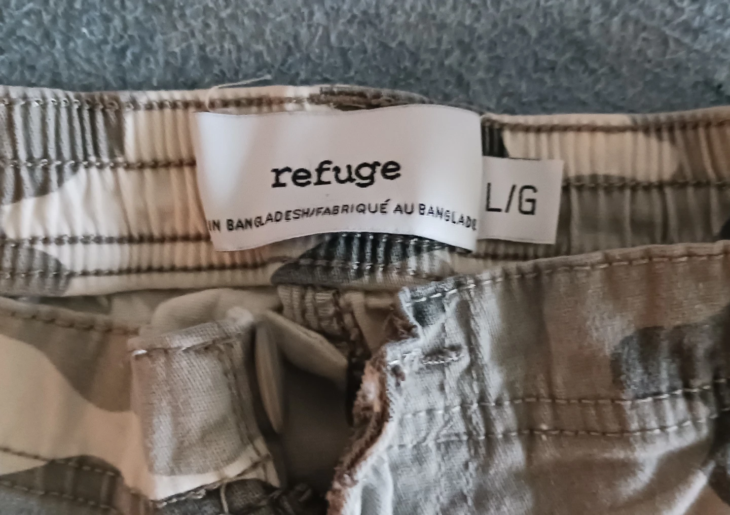 Refuge Camouflage Cargo Shorts Size L - photo 2