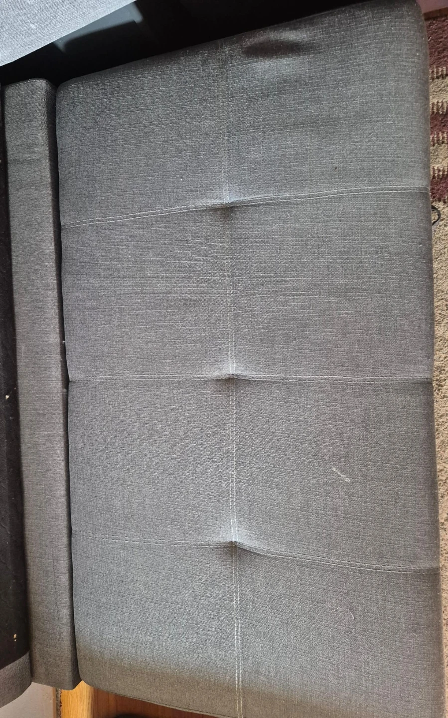 Grey Sectional Sofa with Storage and Pull-out Bed - photo 4