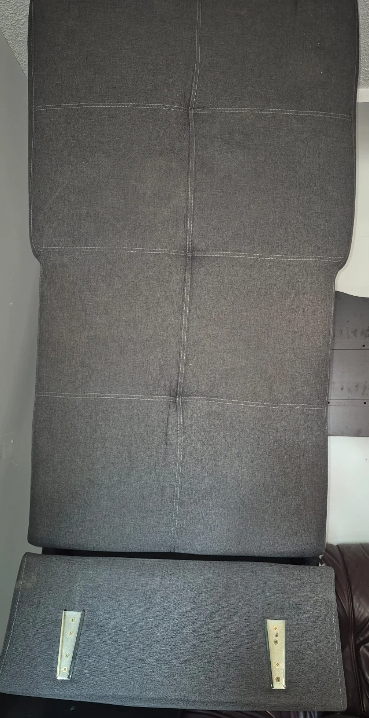 Grey Sectional Sofa with Storage and Pull-out Bed - photo 5