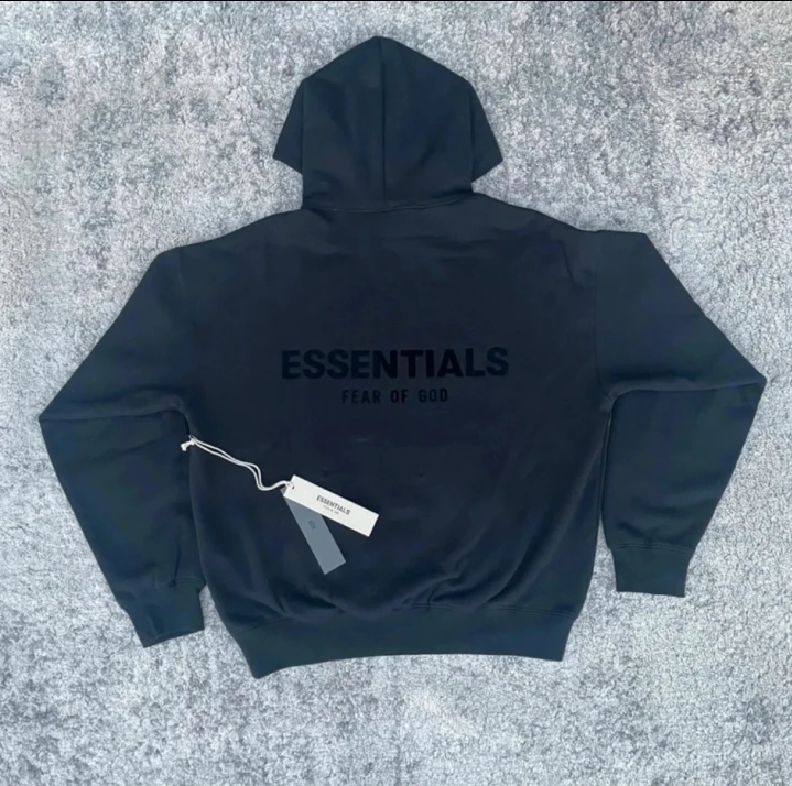 Fear of God Essentials Black Hoodie Size S - photo 2