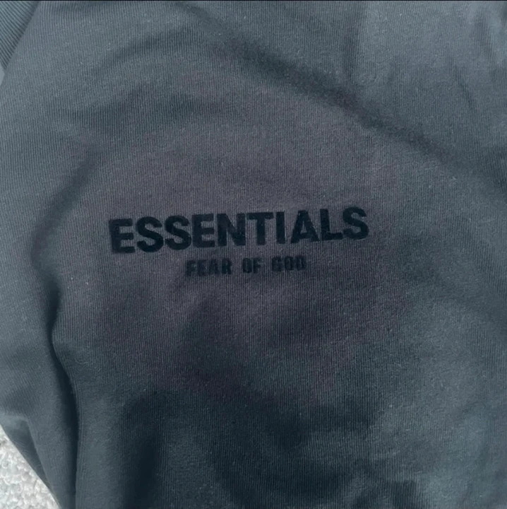 Fear of God Essentials Black Hoodie Size S - photo 4