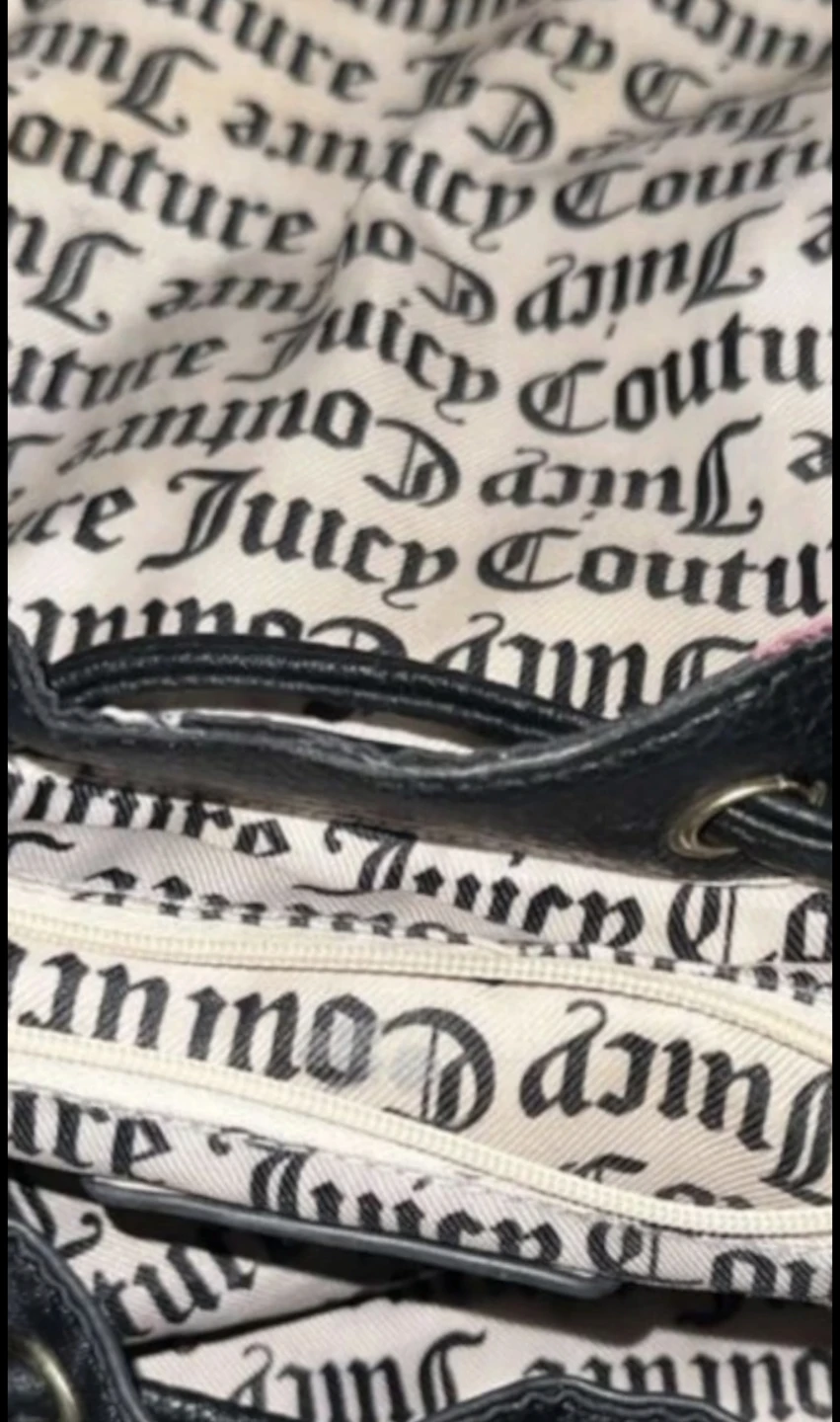 Juicy Couture Black Nylon Backpack with "I Love Juicy" Print - photo 3