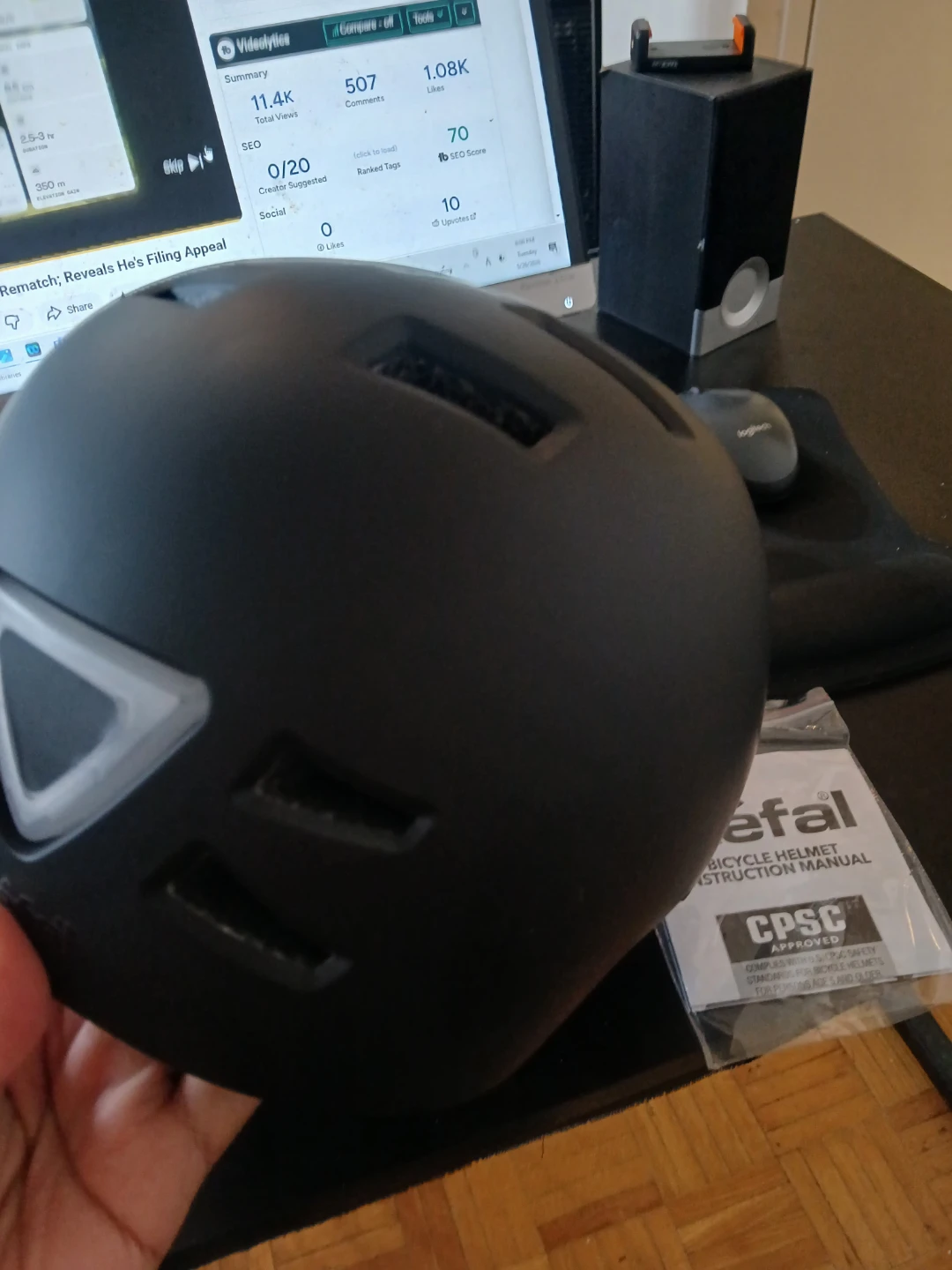 Zefal Bicycle Helmet CPSC approved - photo 5