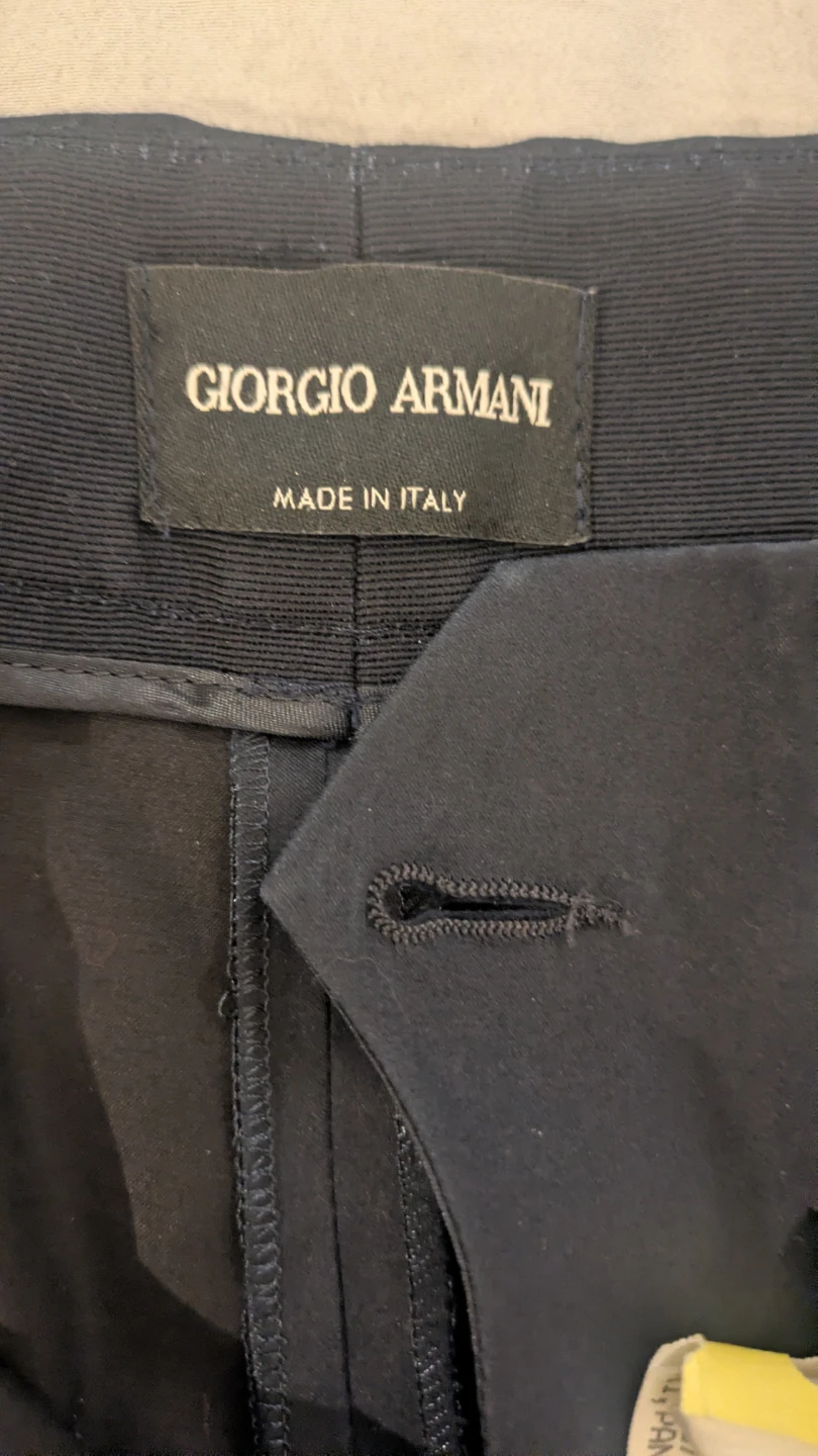 Giorgio Armani Navy Dress Pants - Made in Italy - photo 4