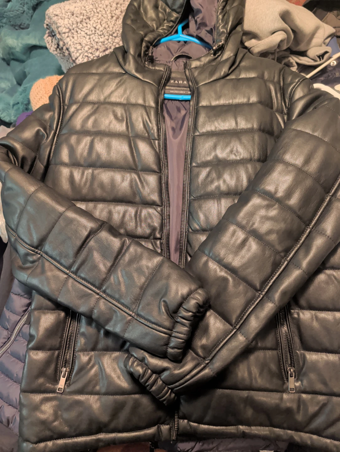 Zara Man Quilted Puffer Jacket