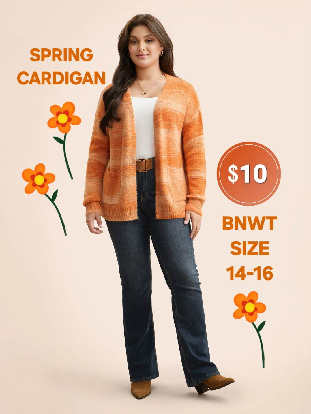 Open Front Cardigan