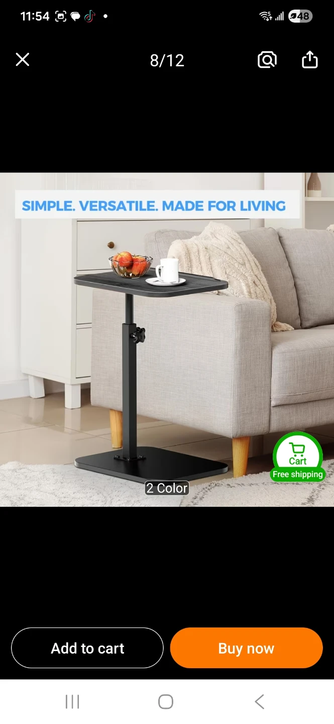Adjustable Side Table - photo 5