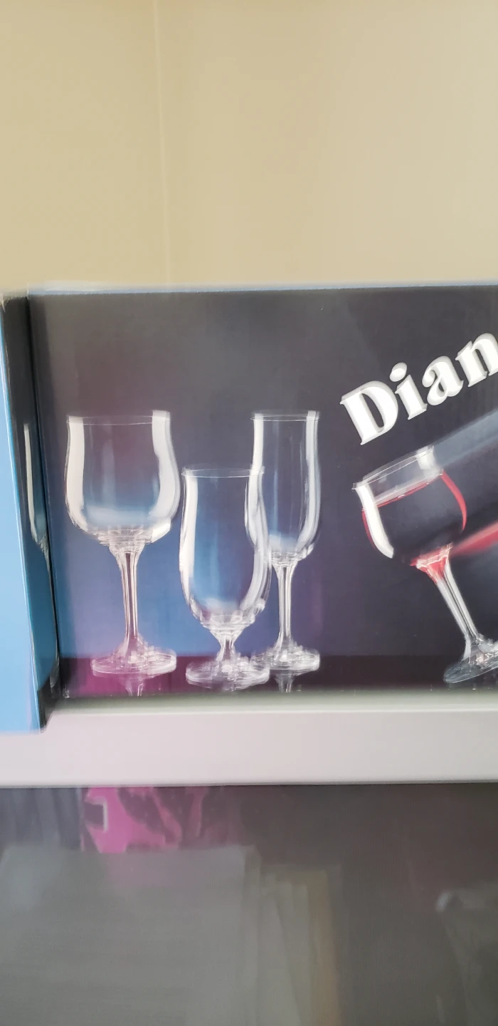 Bohemia Diana Wine Glasses 6/190ml x 2 - photo 3