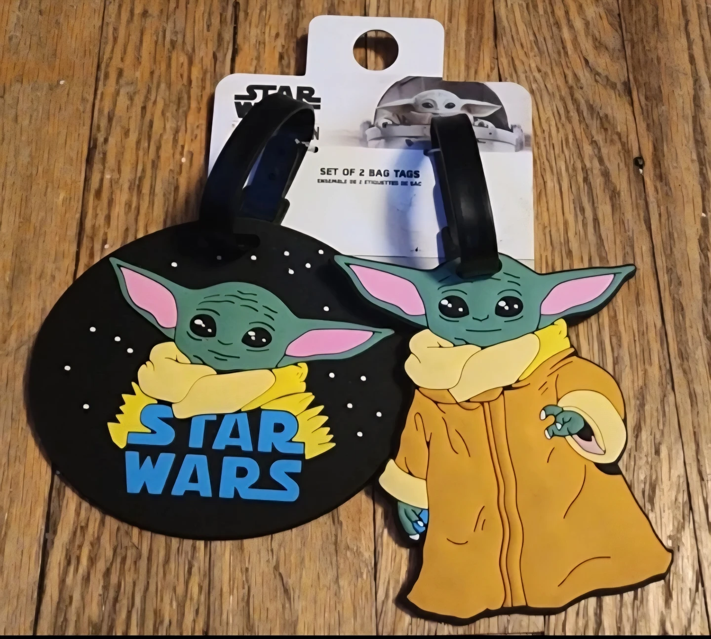 Star Wars The Mandalorian Baby Yoda Bag Tags - Set of 2 - photo 2