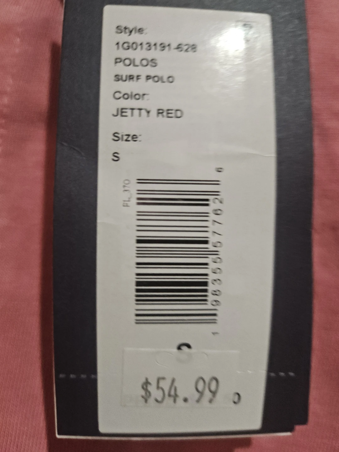 Vineyard Vines Jetty Red Surf Polo Shirt Size S - photo 4