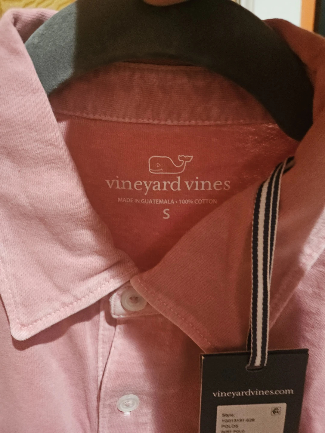 Vineyard Vines Jetty Red Surf Polo Shirt Size S - photo 5