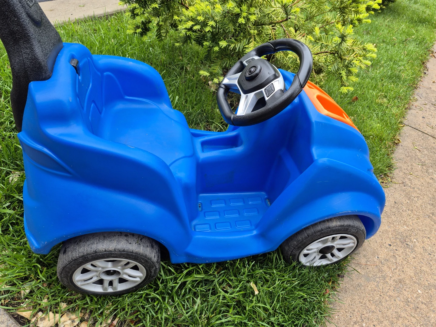 Blue Ride-On Toy Car
