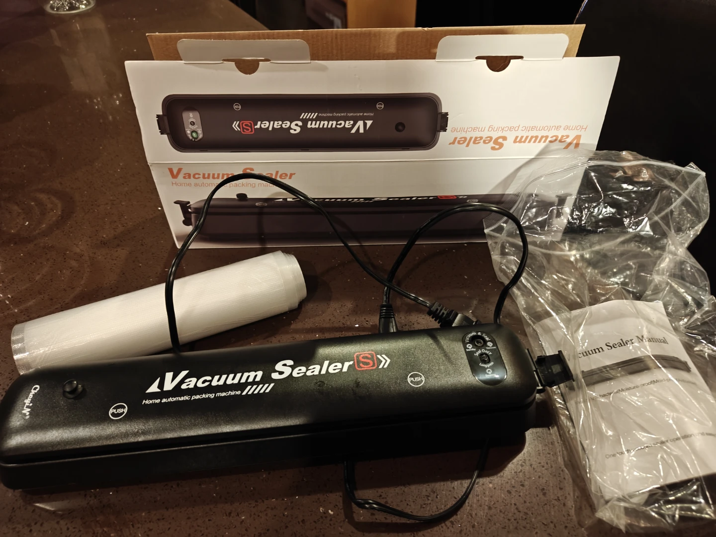 Vacuum Sealer Machine with Manual and Roll