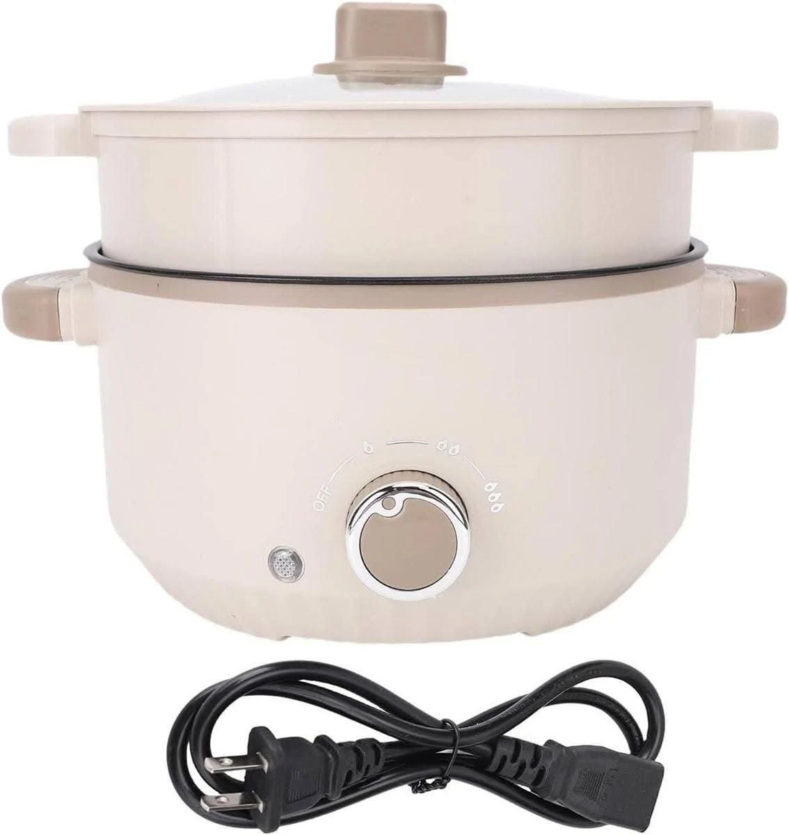 Electric Steamer Pot with Steamer Basket