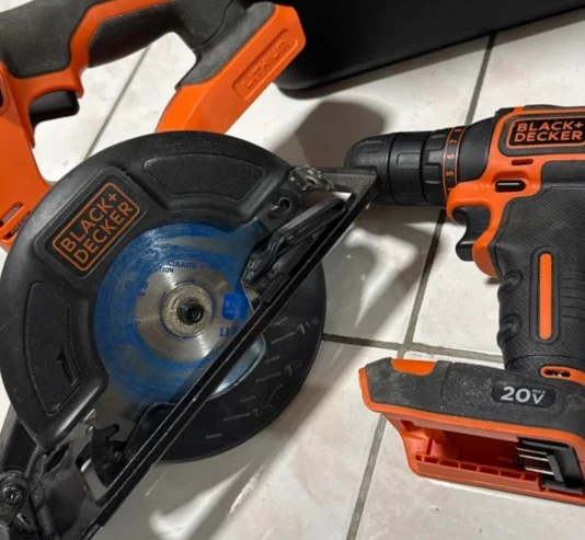 Black+Decker Cordless Drill and Circular Saw Set