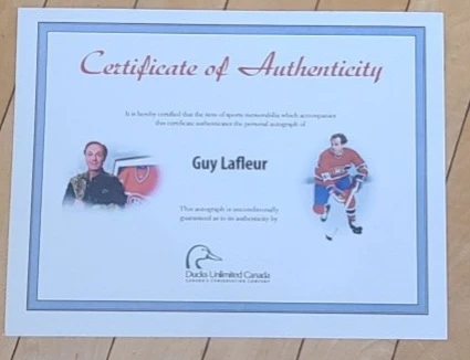 Framed Guy Lafleur Signed Montreal Canadiens Jersey 99/650 - photo 2